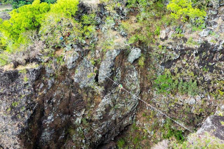 On ne voit pas tout le vide. La vue par Drone est vraiment sympa!