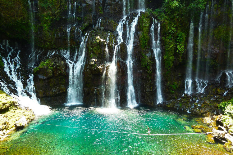 La vue depuis le parking.