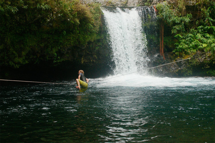 Le courant est très joueur...